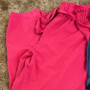 Vibrant Pink and Blue Pants